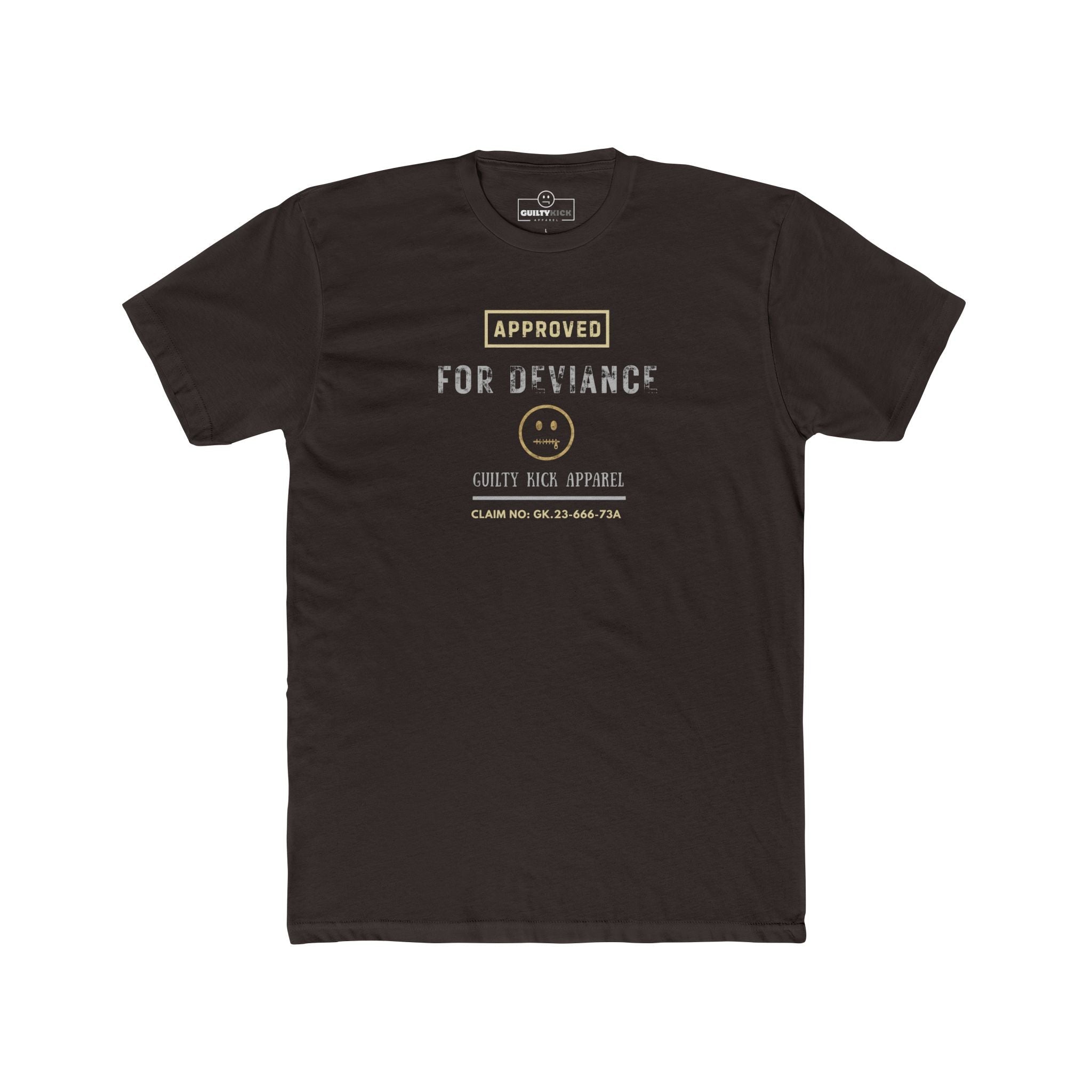 Approved for Deviance T-Shirt Funny Corporate Satire Graphic Tee - Guilty Kick Apparel