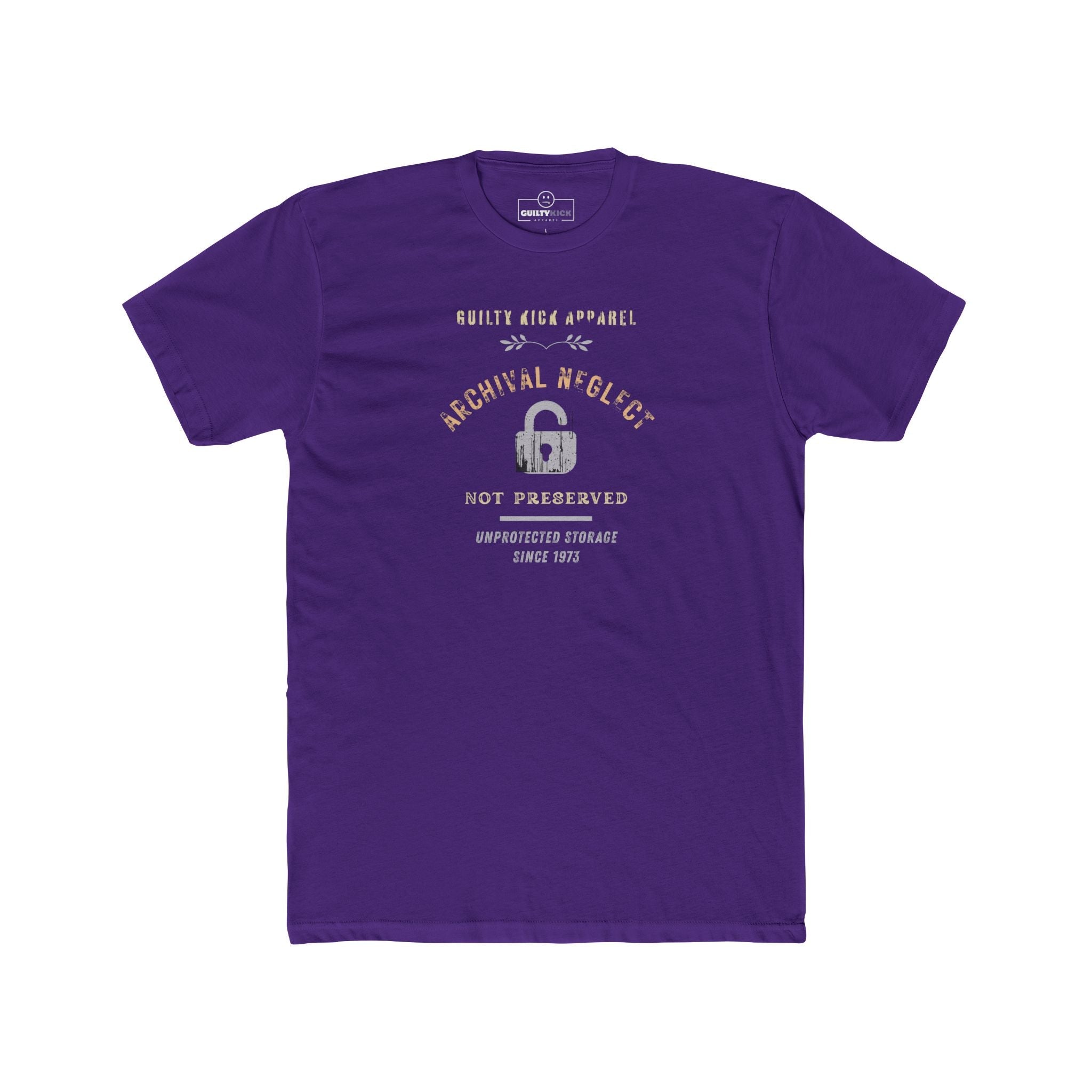 Archival Neglect Vintage Graphic T-Shirt Funny Unprotected Storage Satire Tee - Guilty Kick Apparel