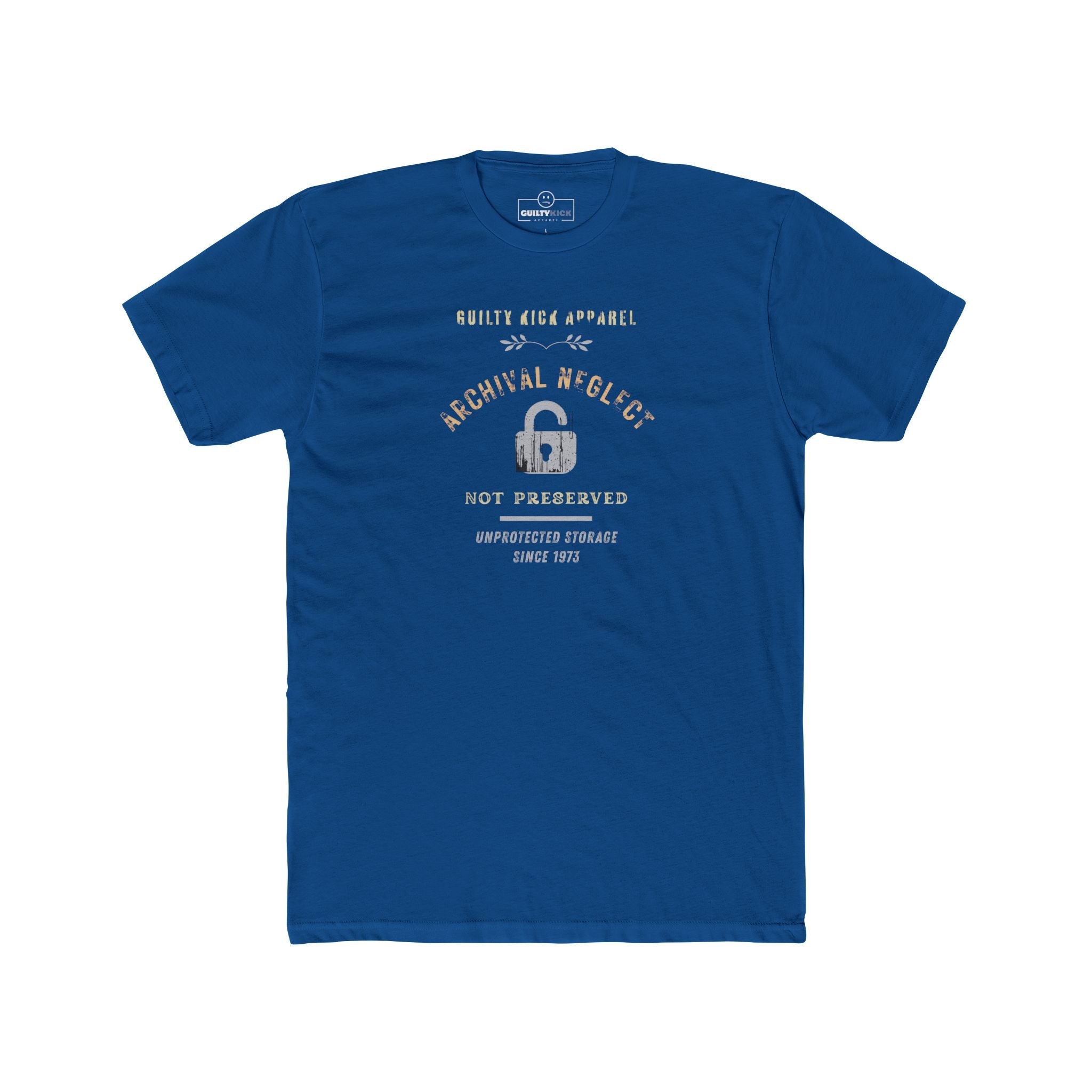 Archival Neglect Vintage Graphic T-Shirt Funny Unprotected Storage Satire Tee - Guilty Kick Apparel