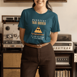 Backseat Taxi Driver Parody T-Shirt, Retro Movie Satire & Absurdist Graphic Tee - Guilty Kick Apparel