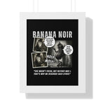 Banana Noir: The Berry Bad Noir Detective Poster - Guilty Kick Apparel