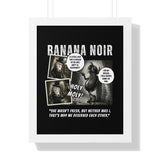 Banana Noir: The Berry Bad Noir Detective Poster - Guilty Kick Apparel