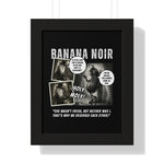 Banana Noir: The Berry Bad Noir Detective Poster - Guilty Kick Apparel