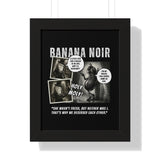 Banana Noir: The Berry Bad Noir Detective Poster - Guilty Kick Apparel