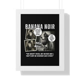 Banana Noir: The Berry Bad Noir Detective Poster - Guilty Kick Apparel