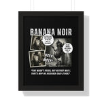 Banana Noir: The Berry Bad Noir Detective Poster - Guilty Kick Apparel