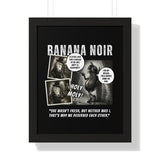 Banana Noir: The Berry Bad Noir Detective Poster - Guilty Kick Apparel