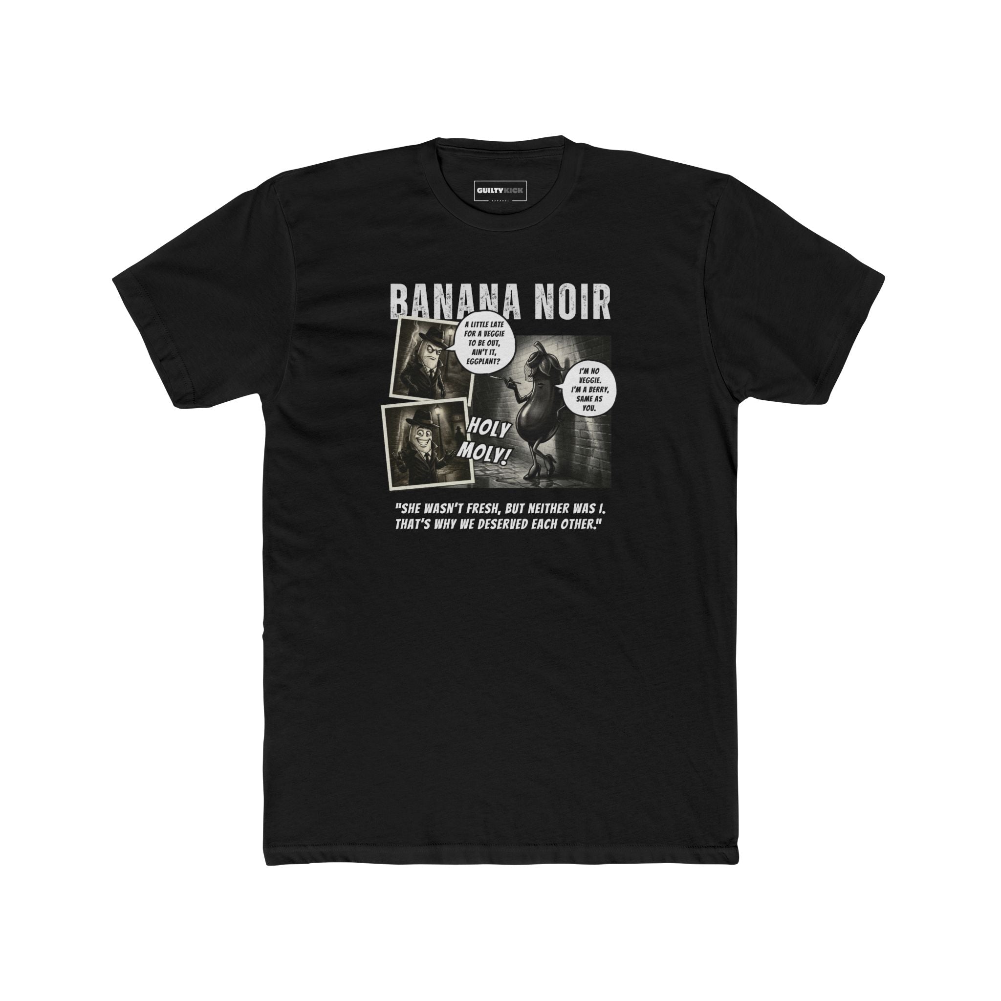 Banana Noir: The Berry Big Lie | Sarcastic Detective Tee - Guilty Kick Apparel