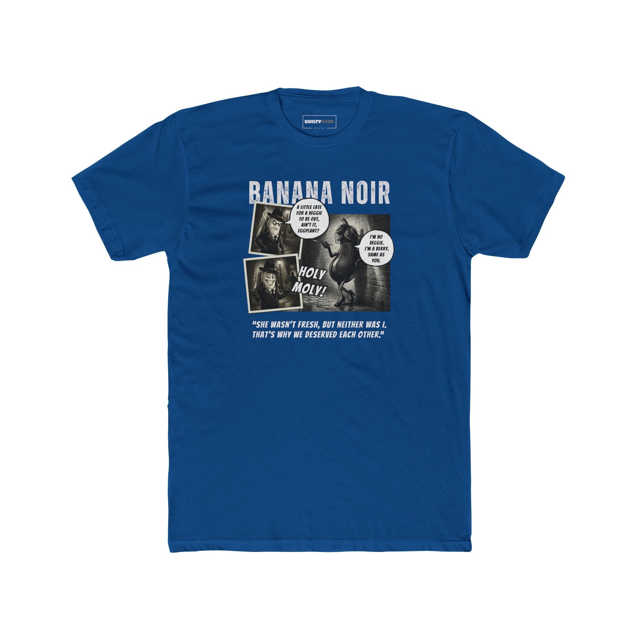 Banana Noir: The Berry Big Lie | Sarcastic Detective Tee - Guilty Kick Apparel