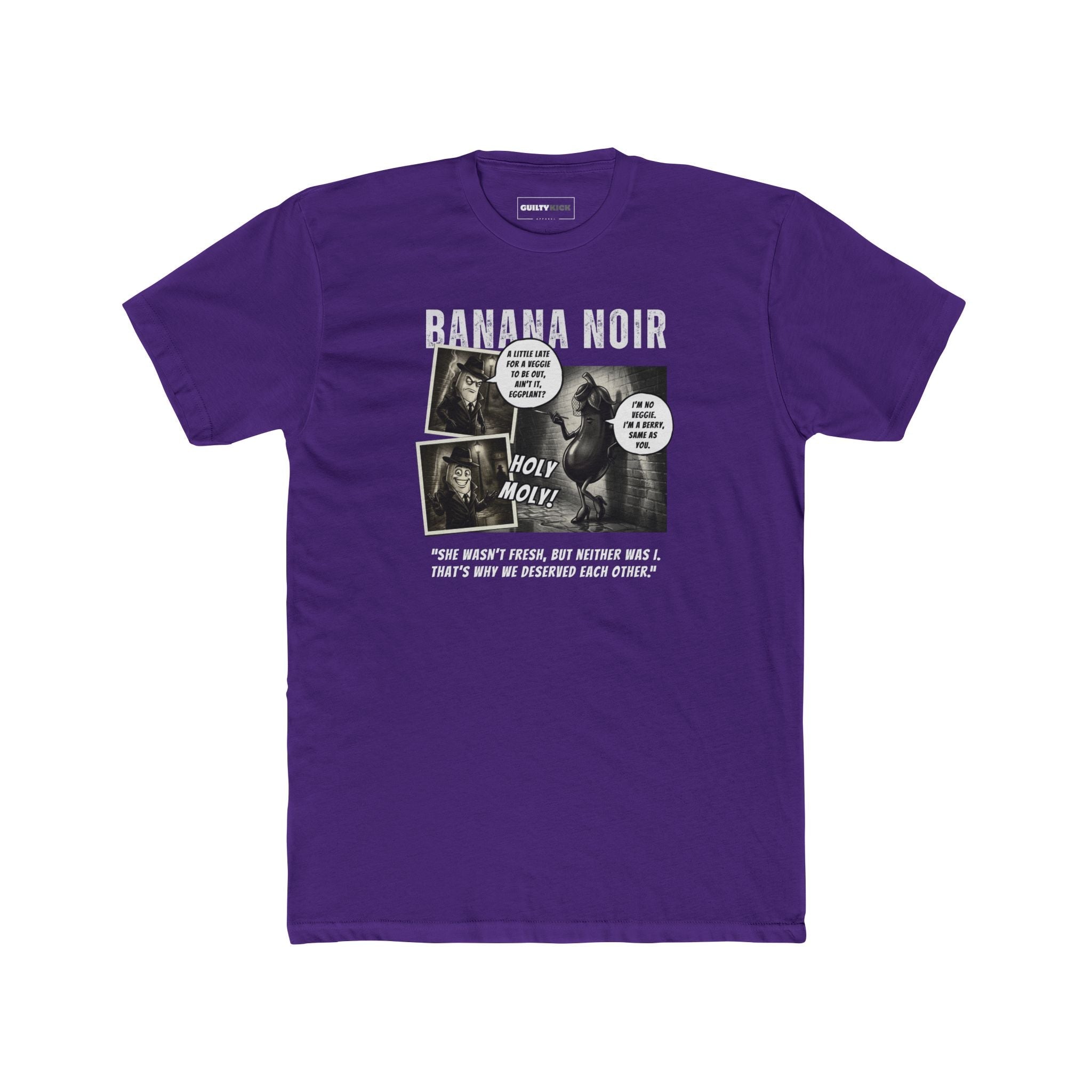 Banana Noir: The Berry Big Lie | Sarcastic Detective Tee - Guilty Kick Apparel