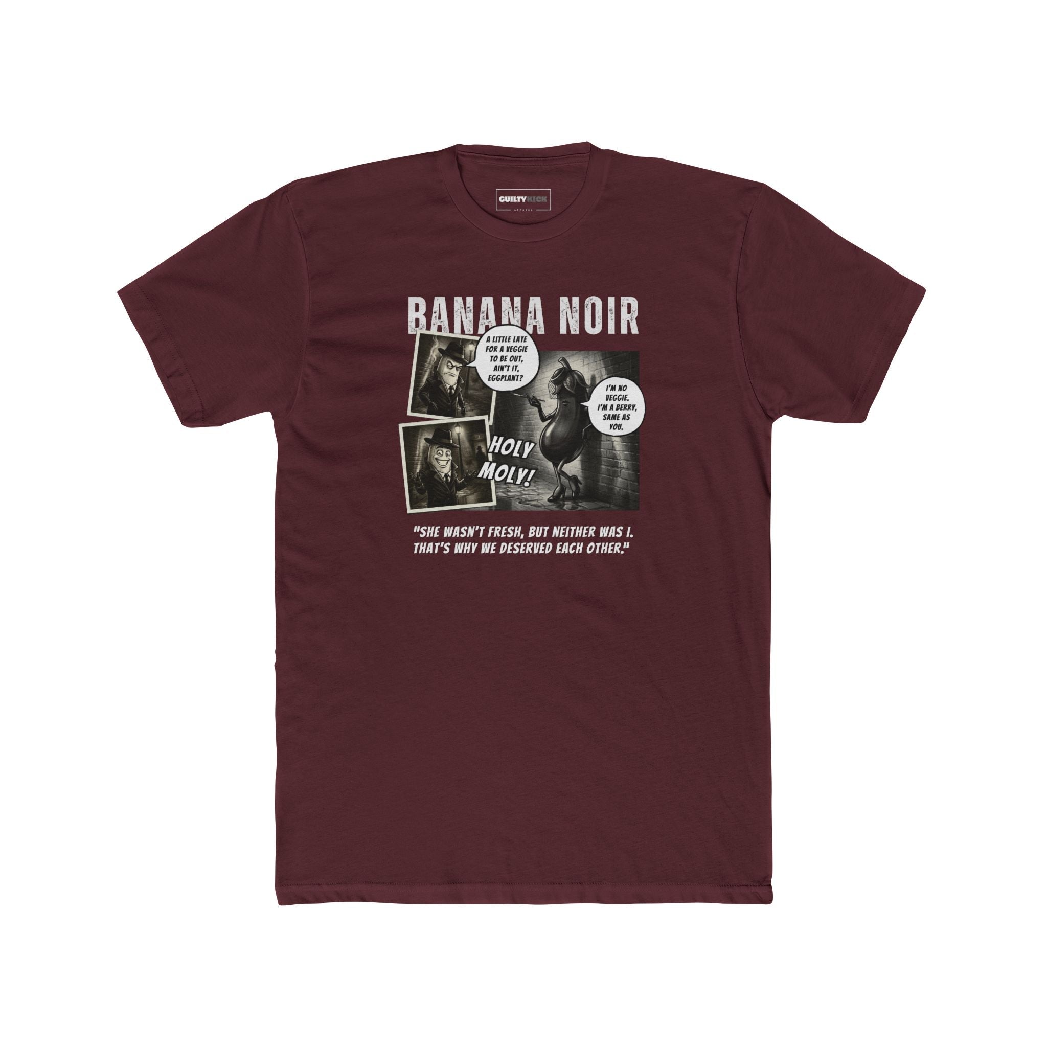 Banana Noir: The Berry Big Lie | Sarcastic Detective Tee - Guilty Kick Apparel