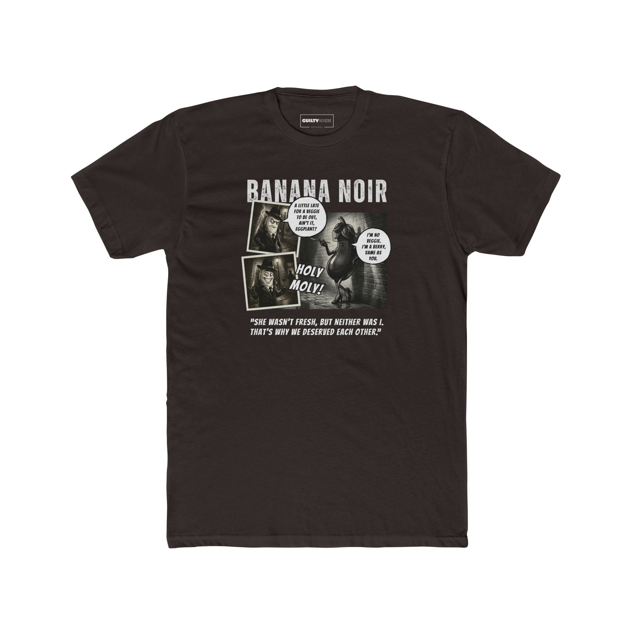 Banana Noir: The Berry Big Lie | Sarcastic Detective Tee - Guilty Kick Apparel