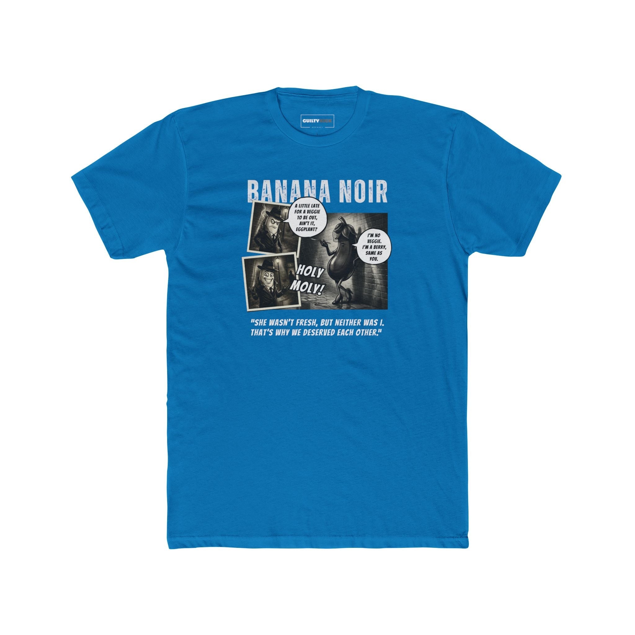 Banana Noir: The Berry Big Lie | Sarcastic Detective Tee - Guilty Kick Apparel