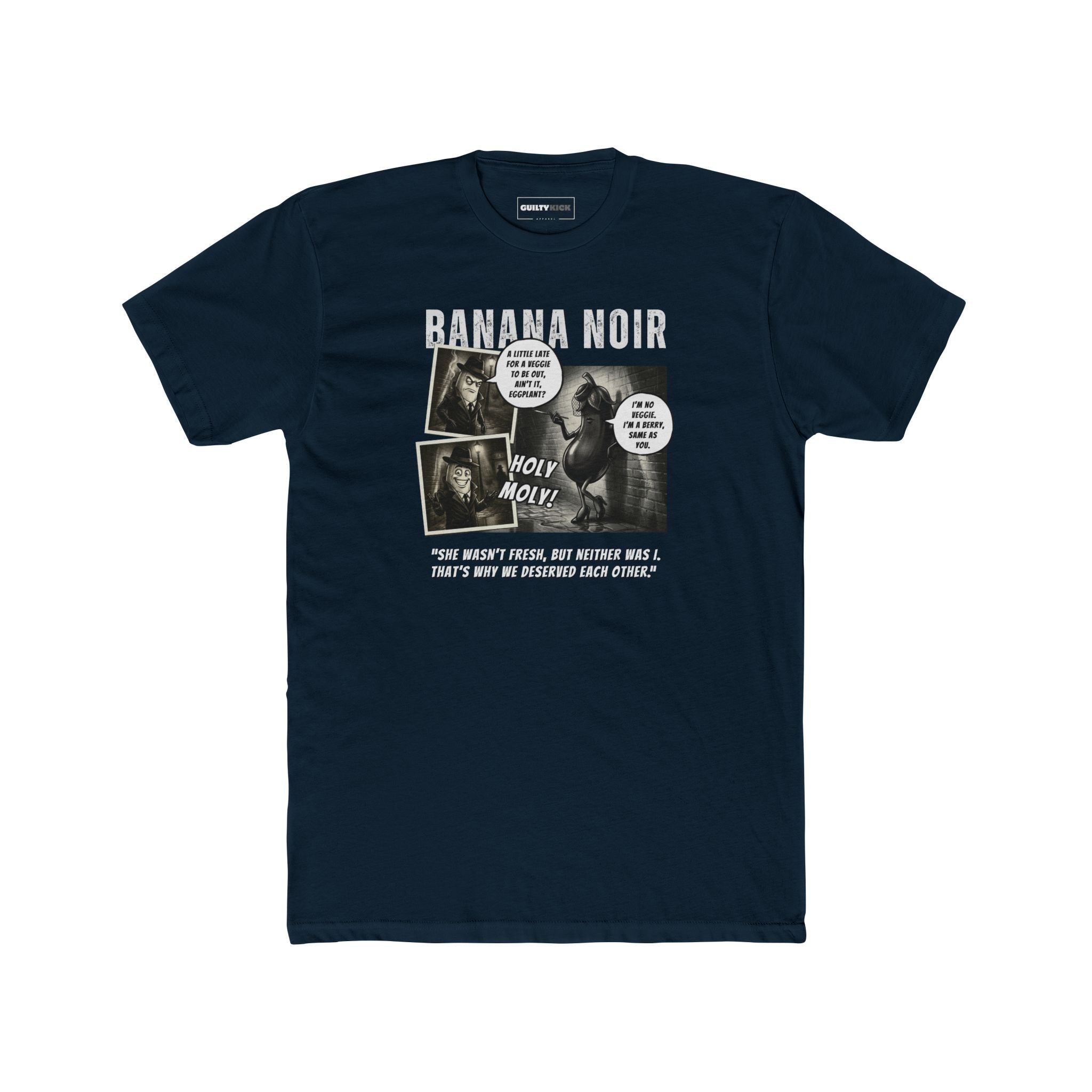 Banana Noir: The Berry Big Lie | Sarcastic Detective Tee - Guilty Kick Apparel