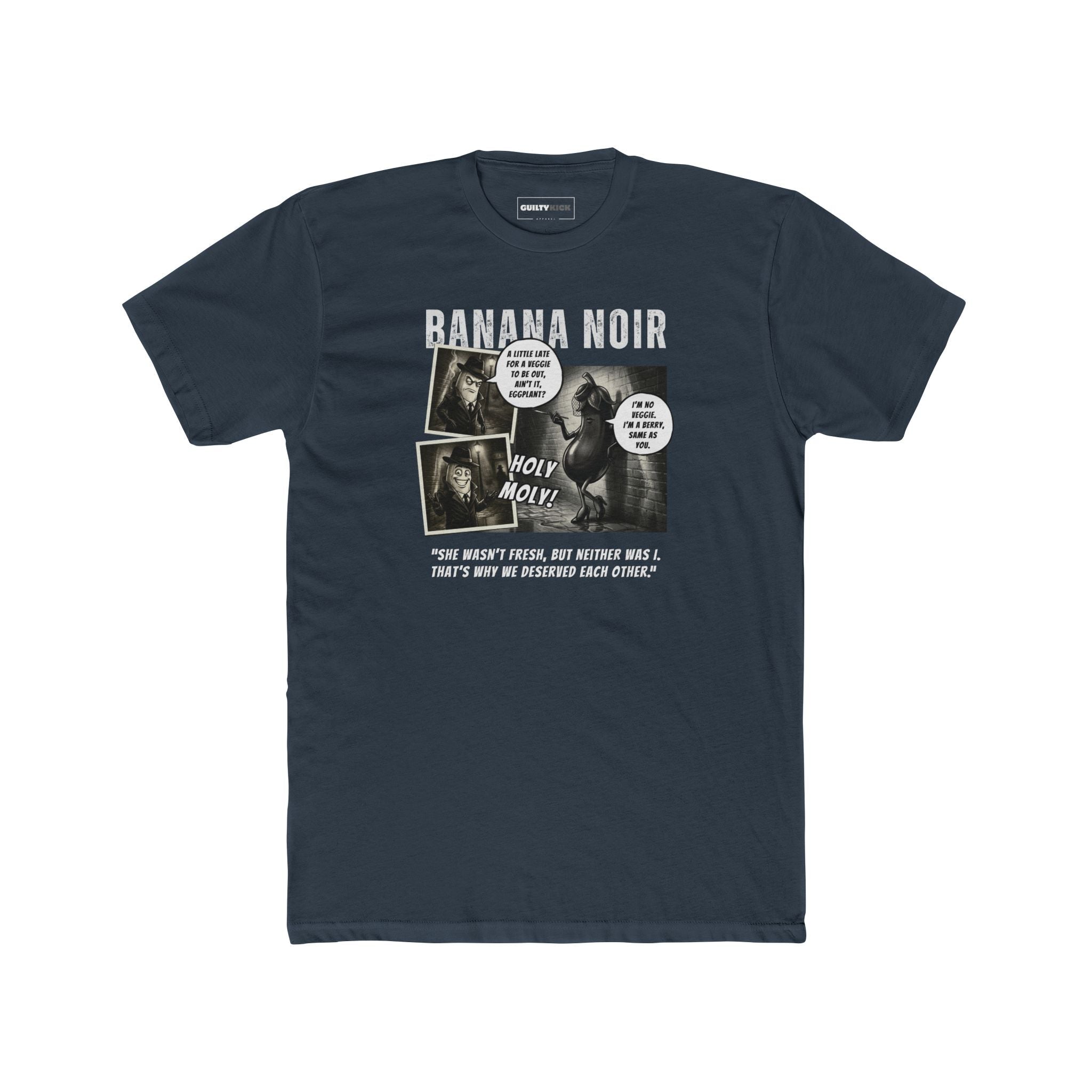 Banana Noir: The Berry Big Lie | Sarcastic Detective Tee - Guilty Kick Apparel