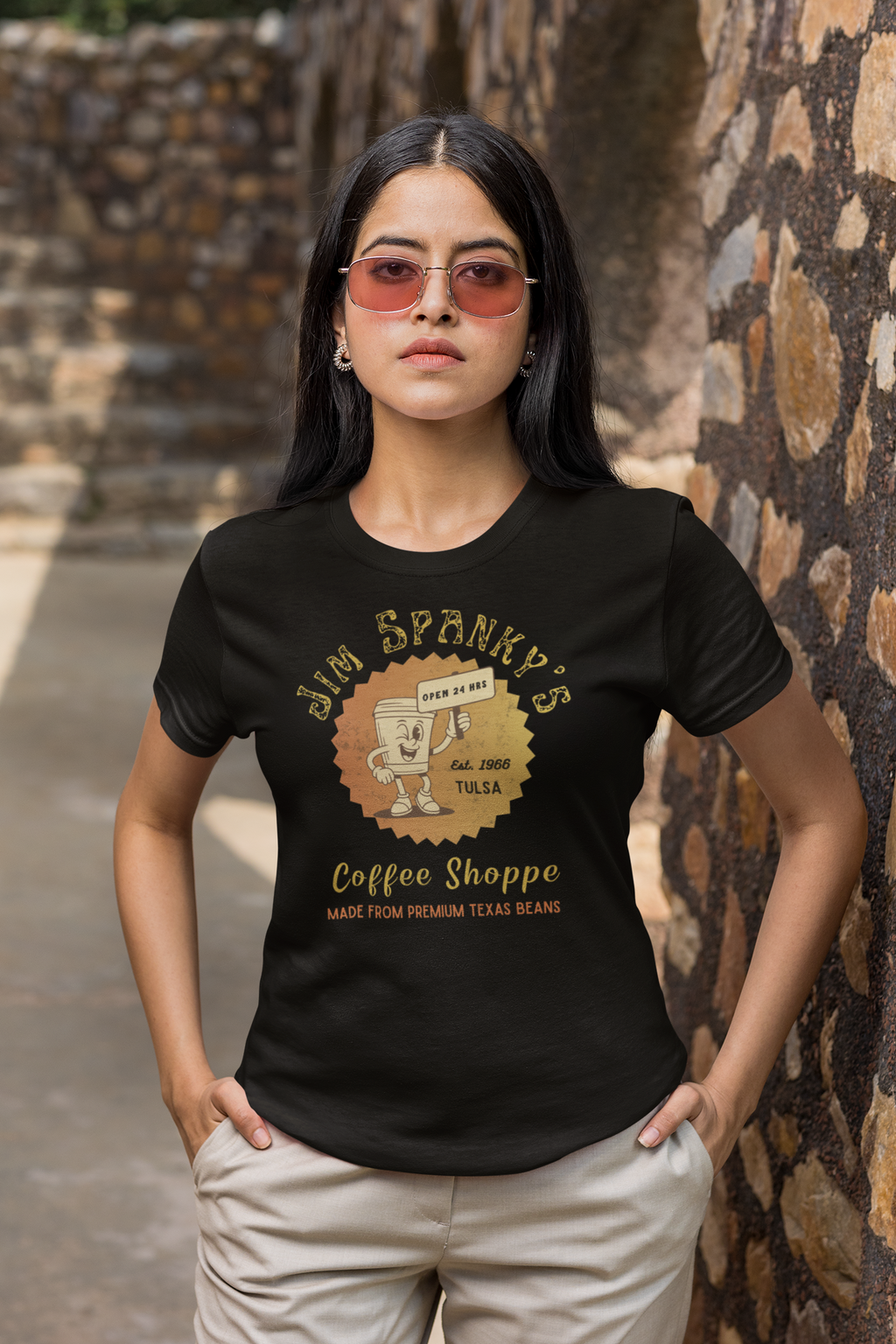 Vintage Coffee Shop Graphic Tee