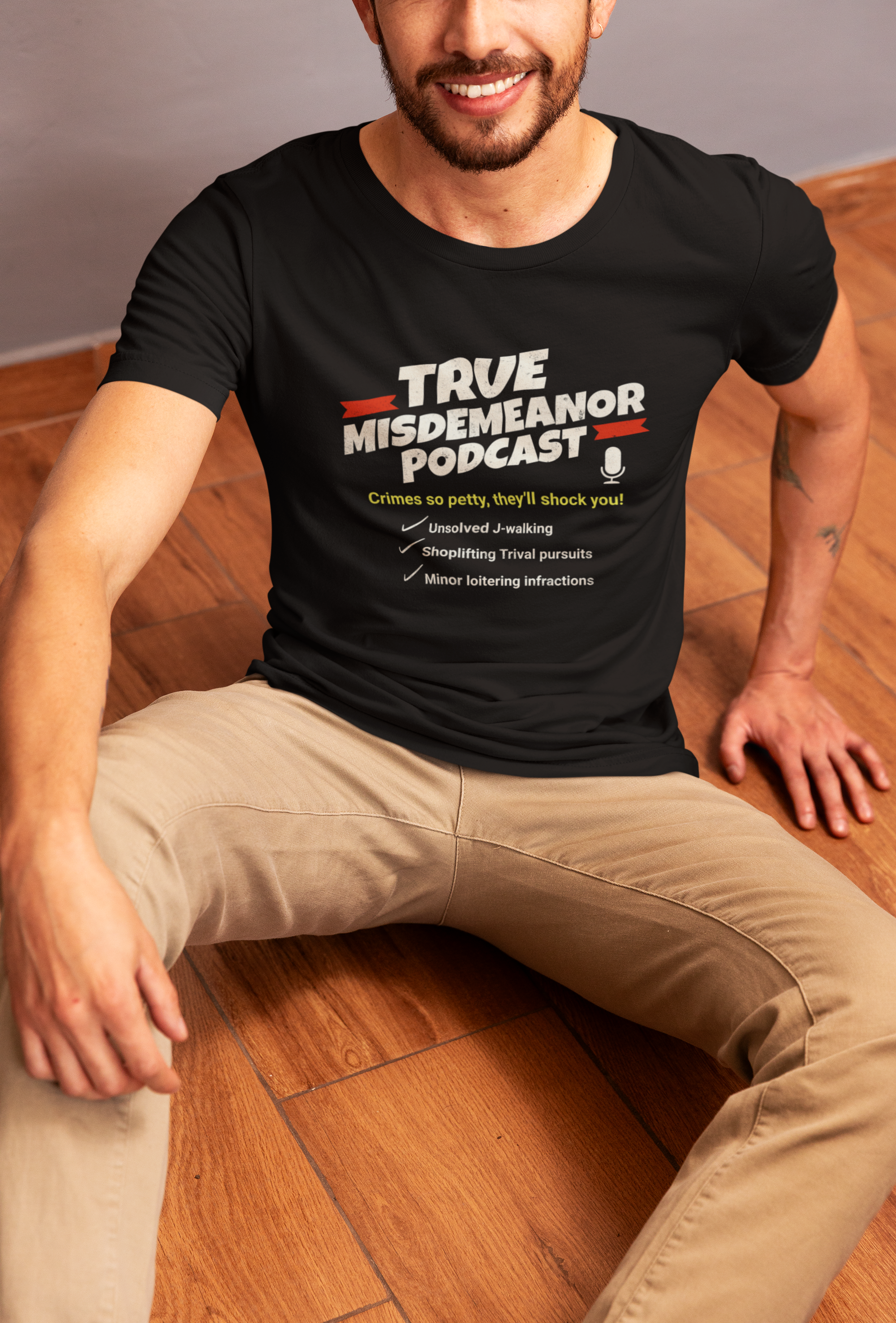 True Misdemeanor Podcast Parody Shirt