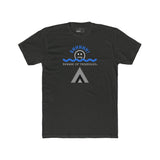 Beware of Triangles Retro Graphic T-Shirt Satirical Shhhh Smiley Tee - Guilty Kick Apparel