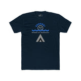 Beware of Triangles Retro Graphic T-Shirt Satirical Shhhh Smiley Tee - Guilty Kick Apparel