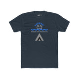 Beware of Triangles Retro Graphic T-Shirt Satirical Shhhh Smiley Tee - Guilty Kick Apparel