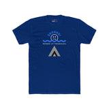 Beware of Triangles Retro Graphic T-Shirt Satirical Shhhh Smiley Tee - Guilty Kick Apparel