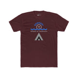 Beware of Triangles Retro Graphic T-Shirt Satirical Shhhh Smiley Tee - Guilty Kick Apparel