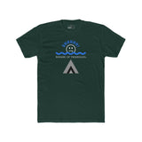 Beware of Triangles Retro Graphic T-Shirt Satirical Shhhh Smiley Tee - Guilty Kick Apparel
