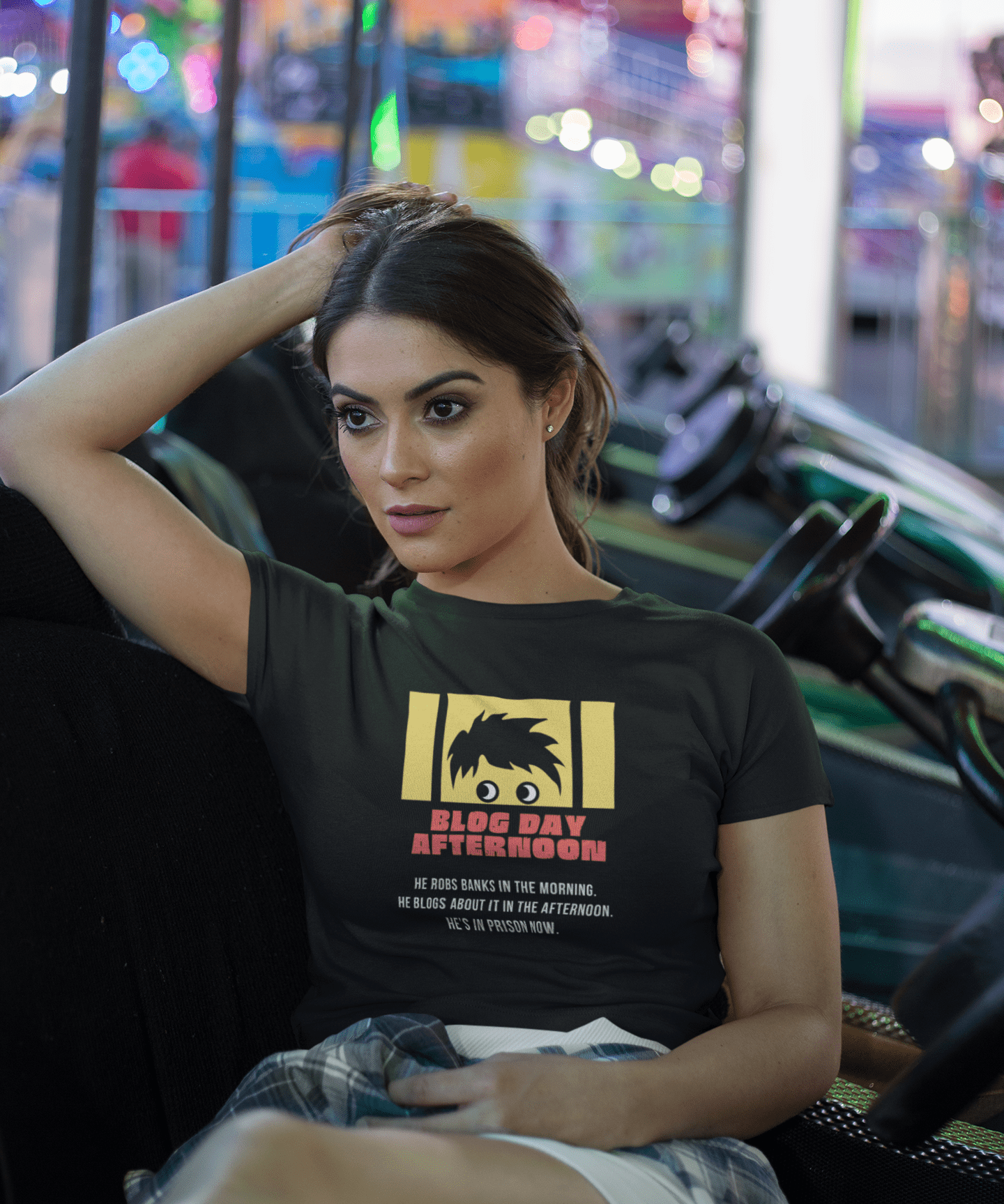 Blog Day Afternoon, Funny Satirical Movie Parody T-Shirt - Guilty Kick Apparel