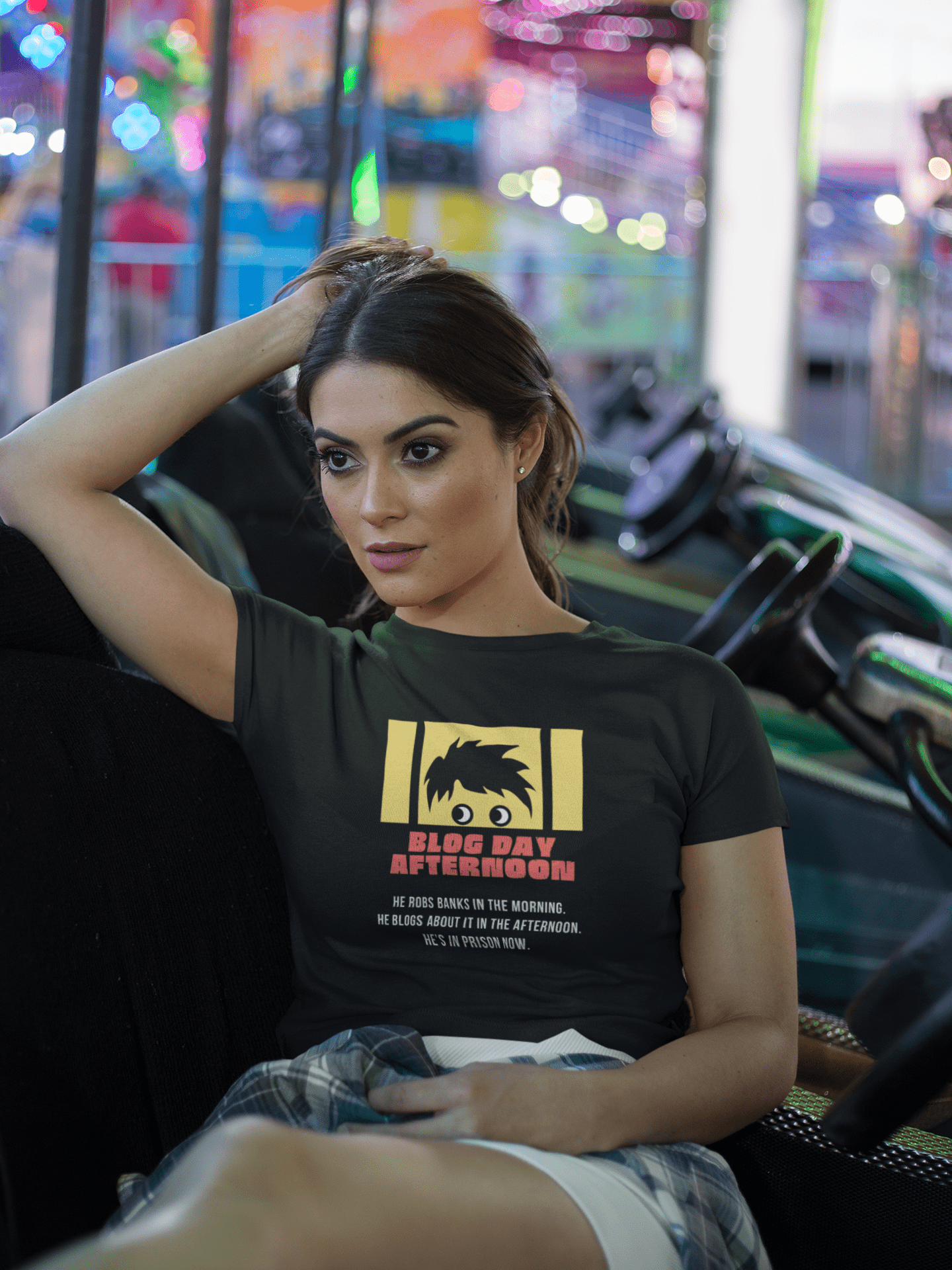 Blog Day Afternoon, Funny Satirical Movie Parody T-Shirt - Guilty Kick Apparel
