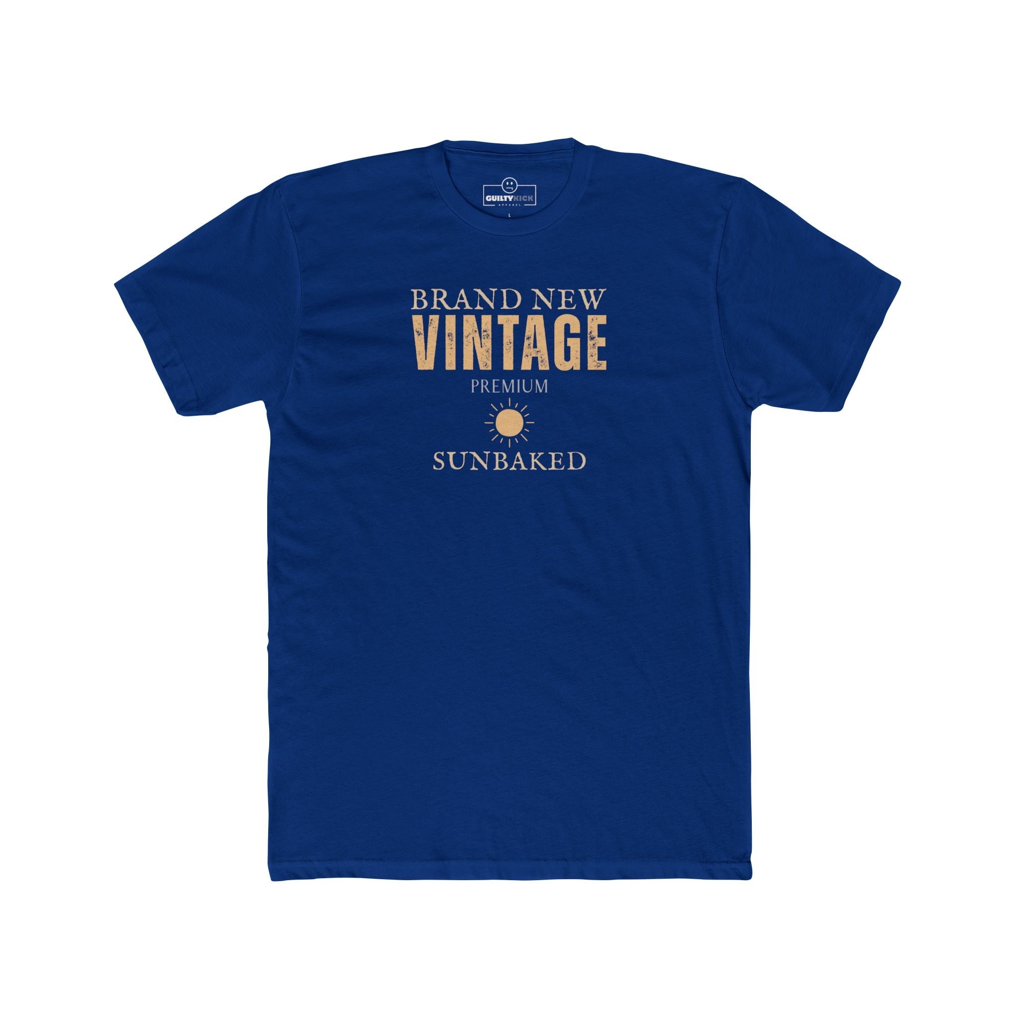 Brand New Vintage Satirical Sunbaked T-Shirt Premium Distressed Meta Graphic Tee - Guilty Kick Apparel