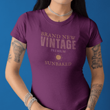 Brand New Vintage Satirical Sunbaked T-Shirt Premium Distressed Meta Graphic Tee - Guilty Kick Apparel
