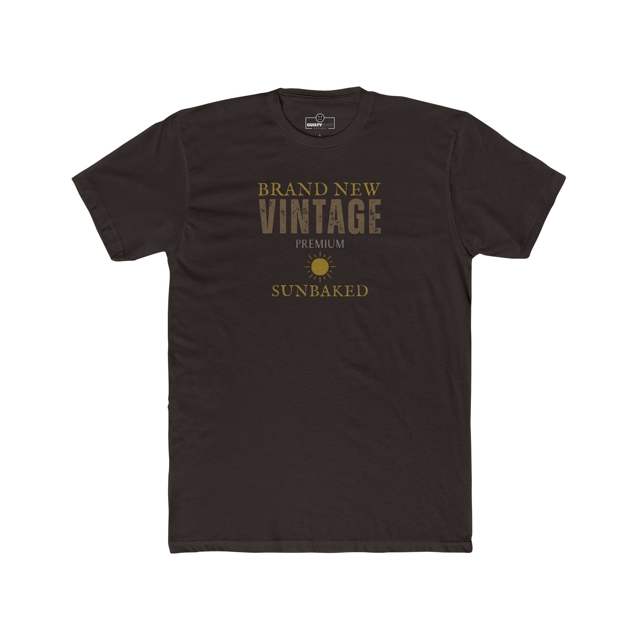 Brand New Vintage Satirical Sunbaked T-Shirt Premium Distressed Meta Graphic Tee - Guilty Kick Apparel