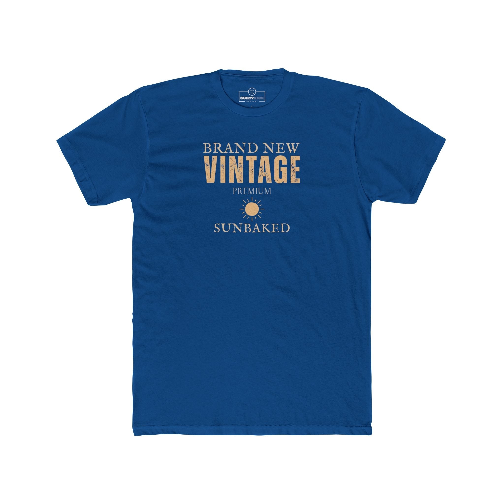 Brand New Vintage Satirical Sunbaked T-Shirt Premium Distressed Meta Graphic Tee - Guilty Kick Apparel