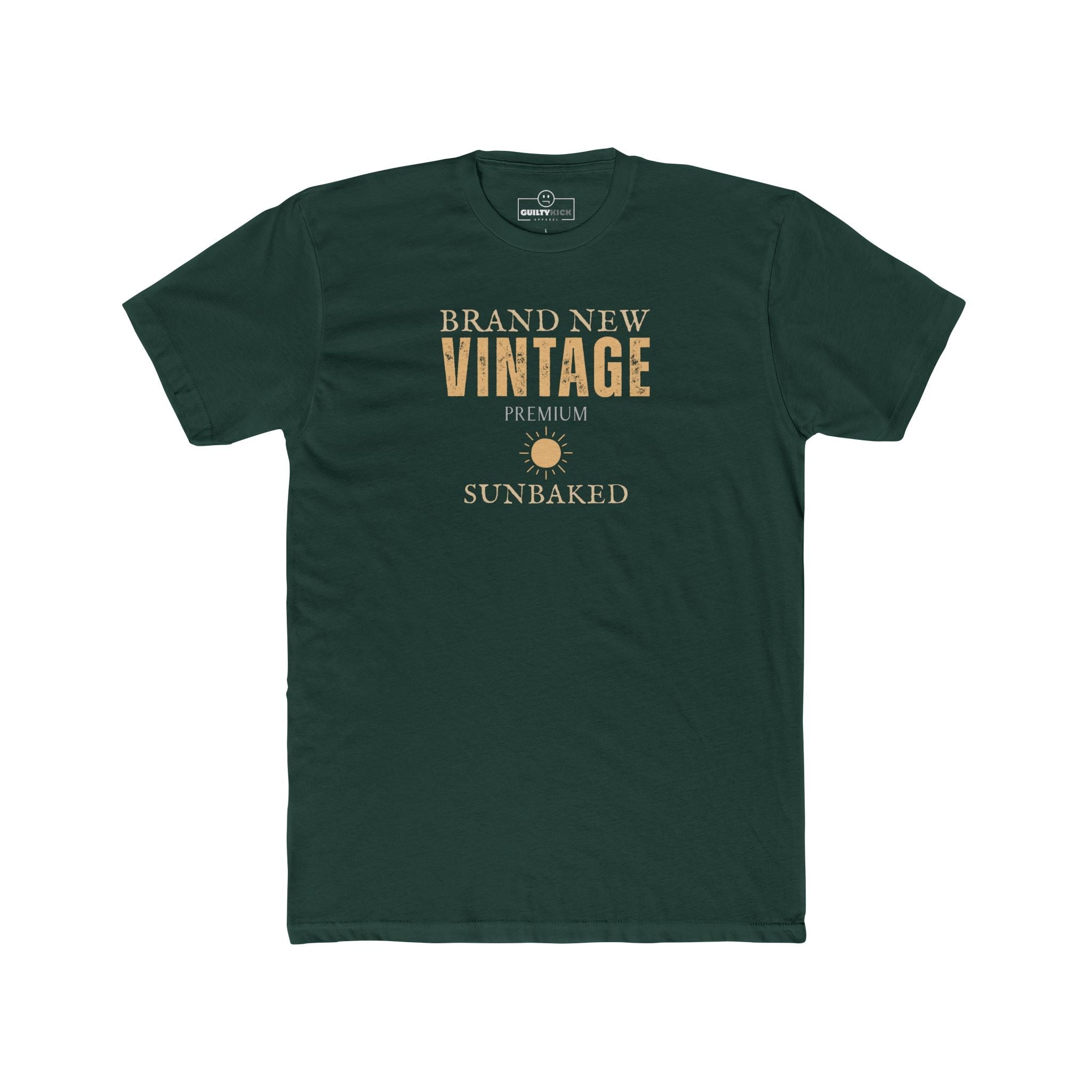 Brand New Vintage Satirical Sunbaked T-Shirt Premium Distressed Meta Graphic Tee - Guilty Kick Apparel