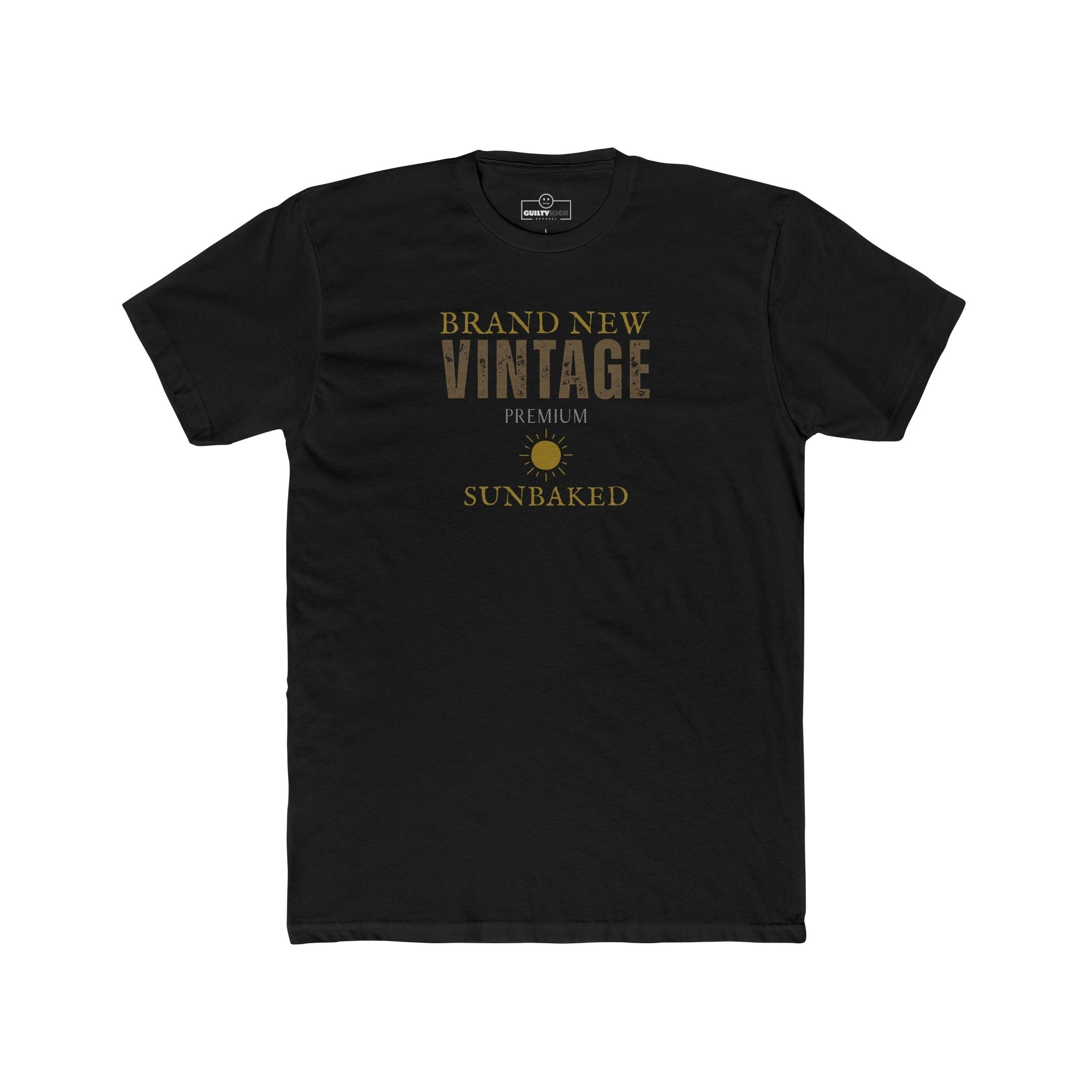 Brand New Vintage Satirical Sunbaked T-Shirt Premium Distressed Meta Graphic Tee - Guilty Kick Apparel