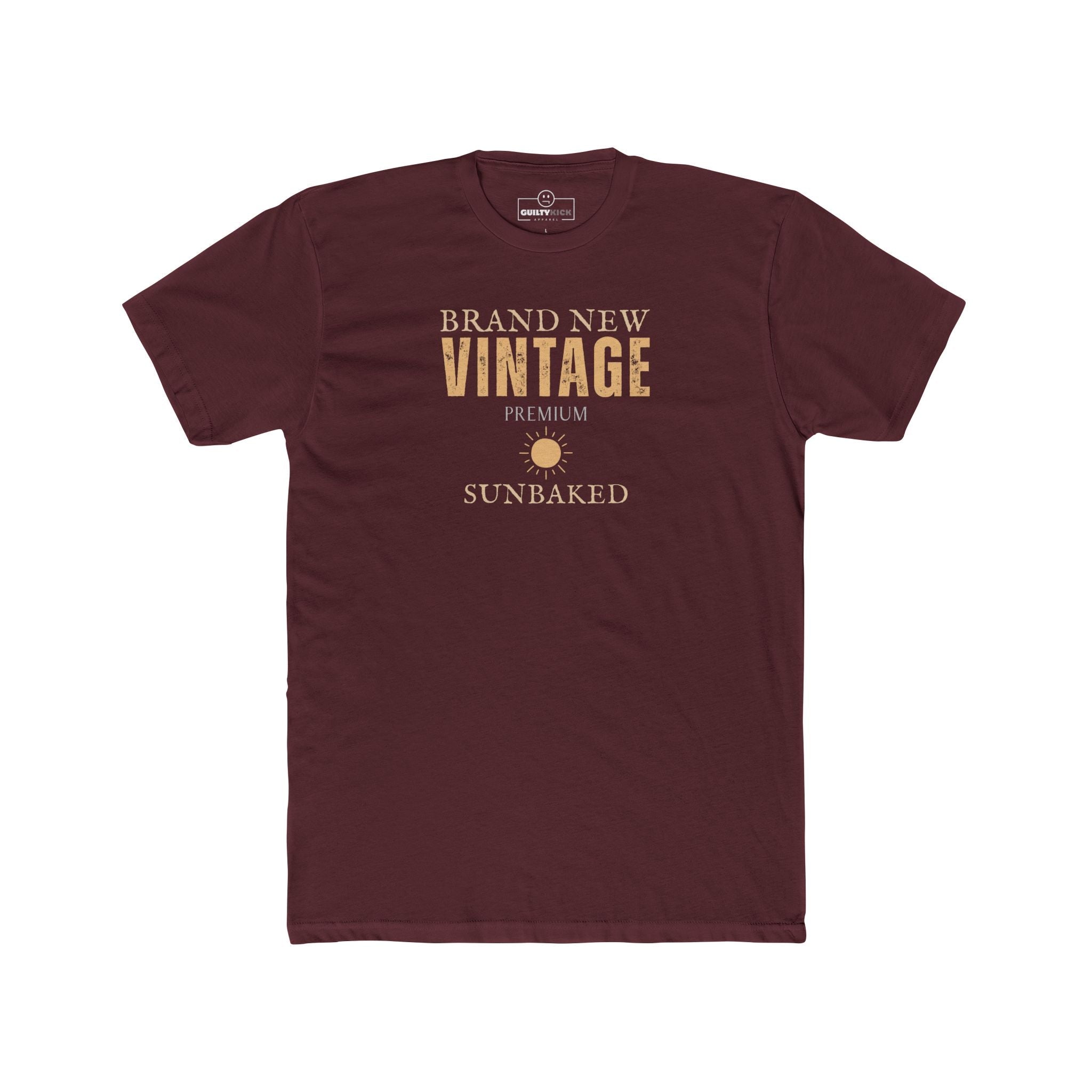 Brand New Vintage Satirical Sunbaked T-Shirt Premium Distressed Meta Graphic Tee - Guilty Kick Apparel