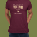 Brand New Vintage Satirical Sunbaked T-Shirt Premium Distressed Meta Graphic Tee - Guilty Kick Apparel