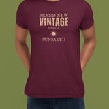 Brand New Vintage Satirical Sunbaked T-Shirt Premium Distressed Meta Graphic Tee - Guilty Kick Apparel