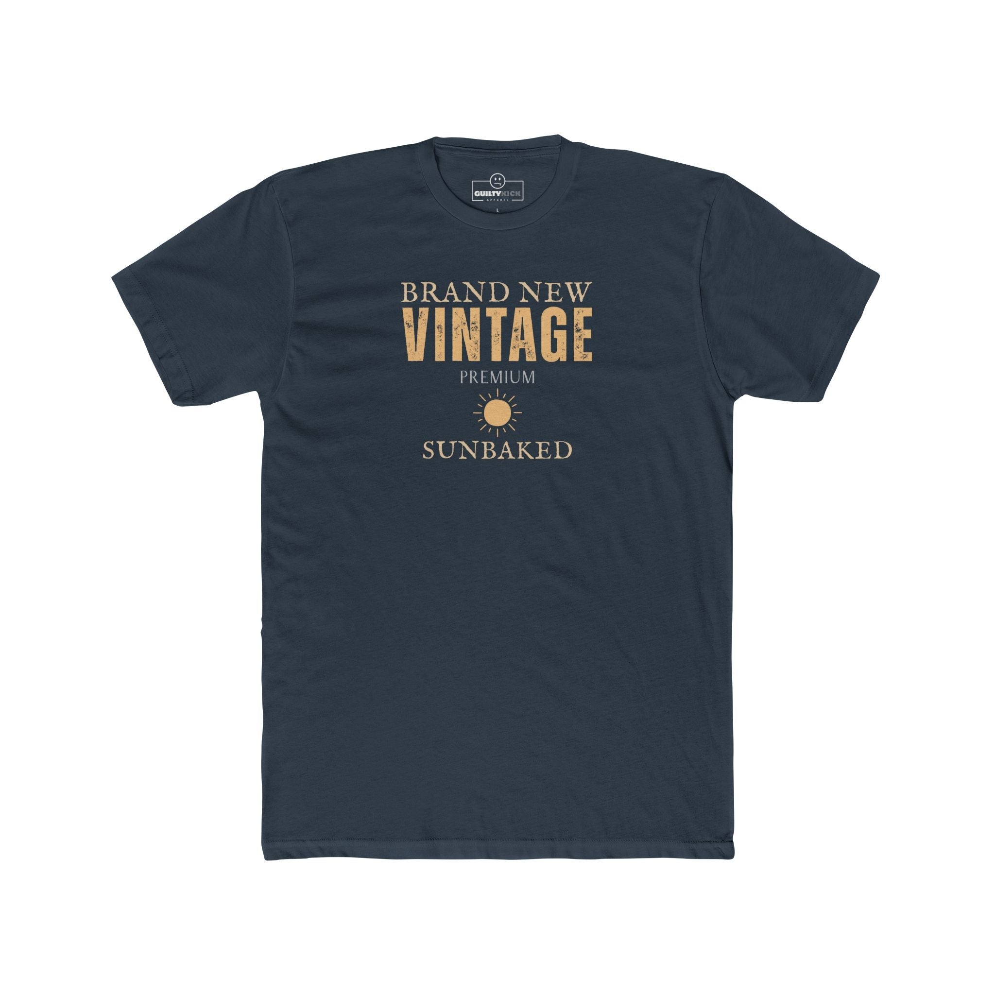 Brand New Vintage Satirical Sunbaked T-Shirt Premium Distressed Meta Graphic Tee - Guilty Kick Apparel