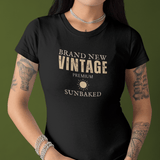 Brand New Vintage Satirical Sunbaked T-Shirt Premium Distressed Meta Graphic Tee - Guilty Kick Apparel