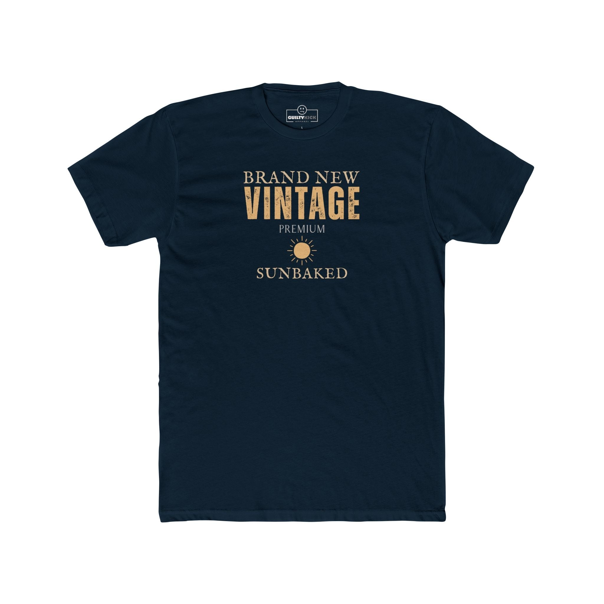Brand New Vintage Satirical Sunbaked T-Shirt Premium Distressed Meta Graphic Tee - Guilty Kick Apparel