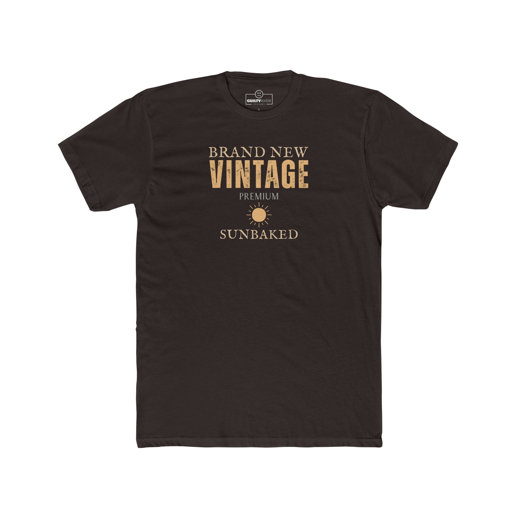Brand New Vintage Satirical Sunbaked T-Shirt Premium Distressed Meta Graphic Tee - Guilty Kick Apparel