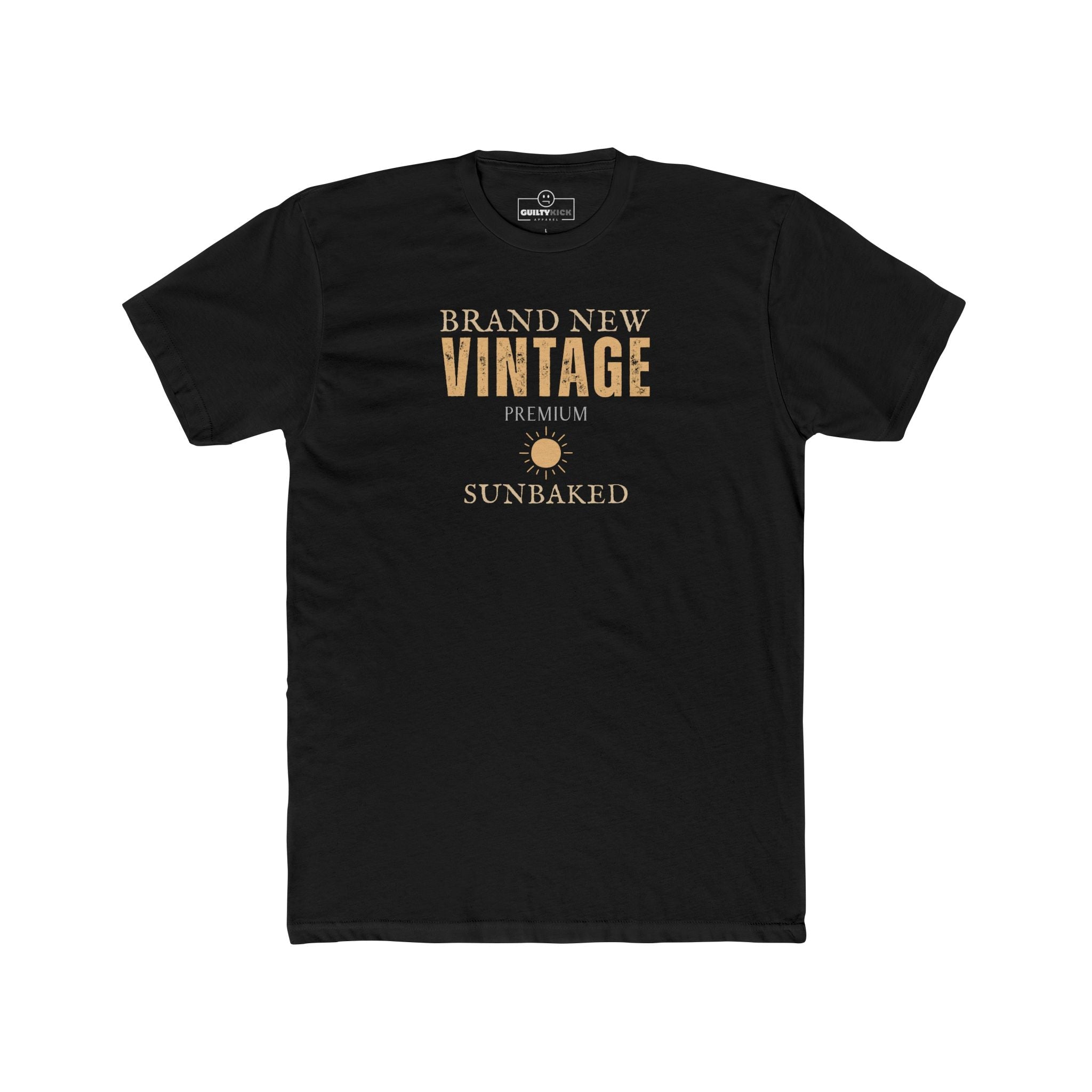 Brand New Vintage Satirical Sunbaked T-Shirt Premium Distressed Meta Graphic Tee - Guilty Kick Apparel
