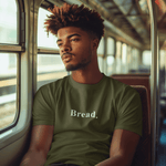 Bread. Minimalist Literal Absurdist Graphic T-Shirt - Guilty Kick Apparel