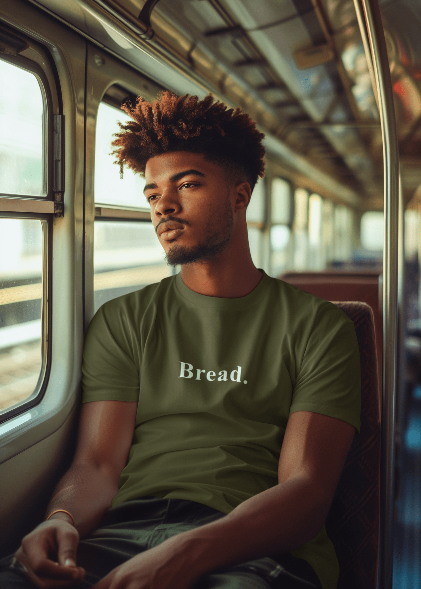 Bread. Minimalist Literal Absurdist Graphic T-Shirt - Guilty Kick Apparel