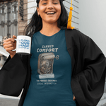 Canned Comfort: Introvert Fish Retro 1930s Cartoon Social Anxiety T-Shirt - Guilty Kick Apparel