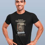 Canned Comfort: Introvert Fish Retro 1930s Cartoon Social Anxiety T-Shirt - Guilty Kick Apparel