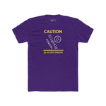 Caution Slightly Askew Tee | Do Not Engage Satirical Graphic T-Shirt - Guilty Kick Apparel
