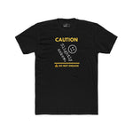 Caution Slightly Askew Tee | Do Not Engage Satirical Graphic T-Shirt - Guilty Kick Apparel