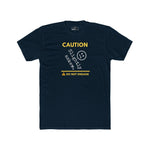 Caution Slightly Askew Tee | Do Not Engage Satirical Graphic T-Shirt - Guilty Kick Apparel